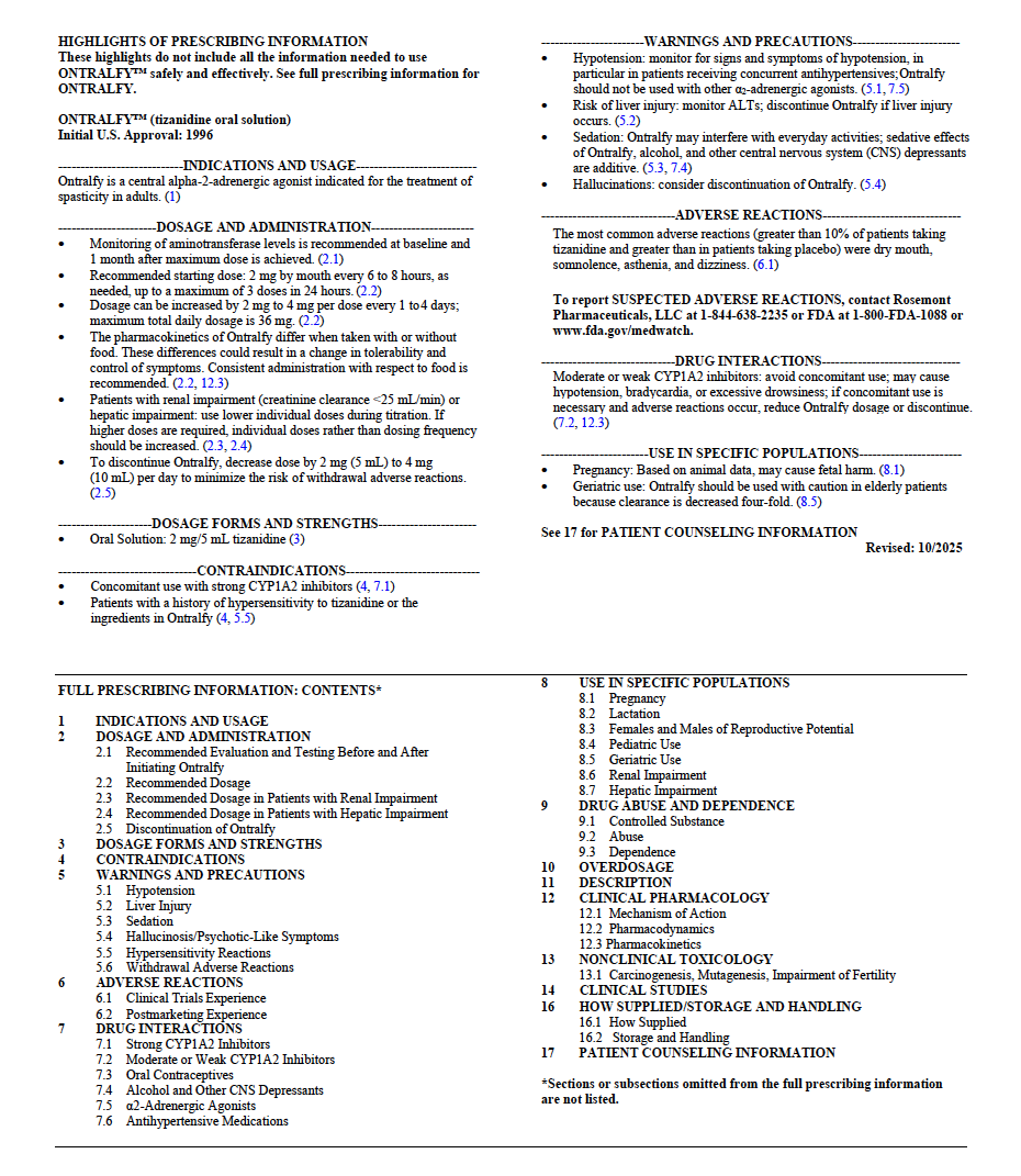 Ontralfy PI - see PDF for full text