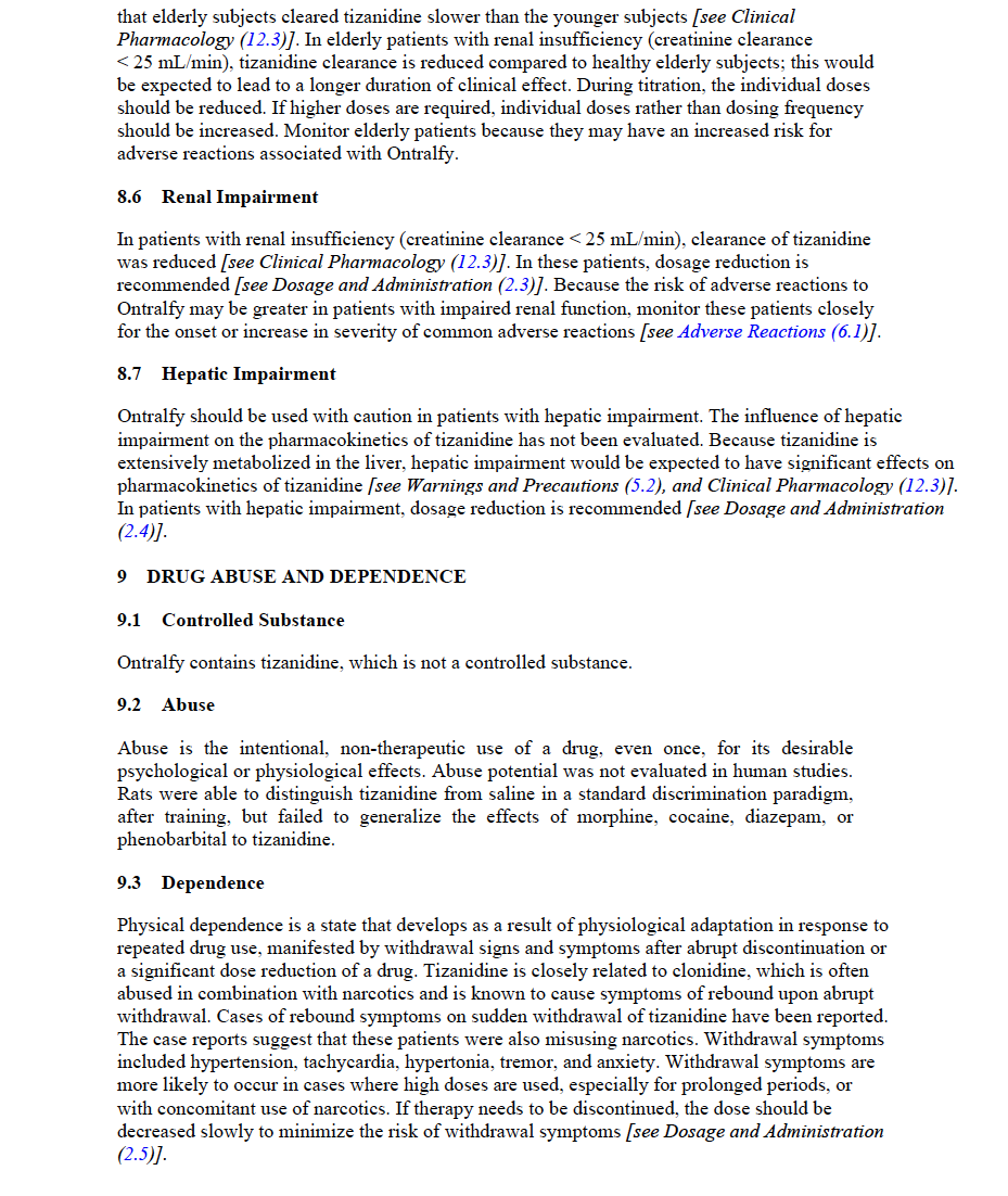 Ontralfy PI - see PDF for full text